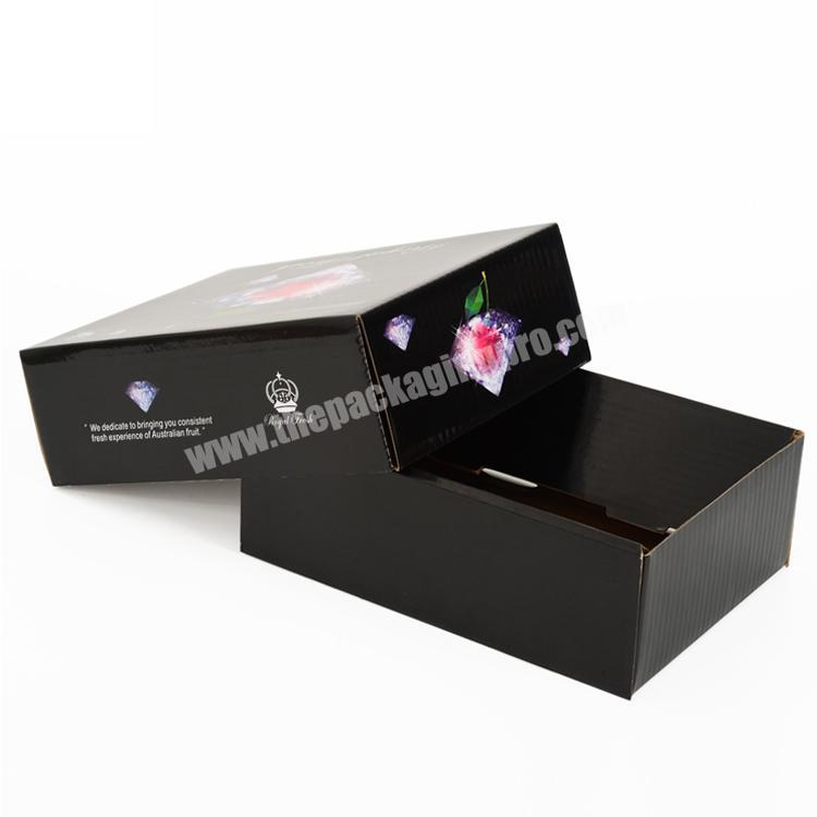 Custom print cardboard double layer kit box Black dream box packaging