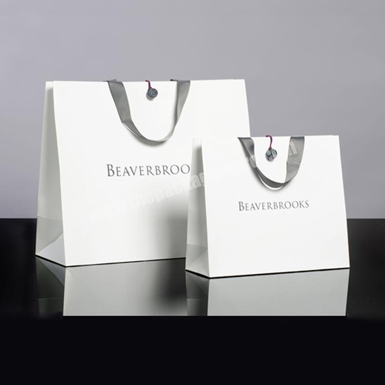 Custom print paperbags packaging bag sac en papier bolsas de papel paper gift bag