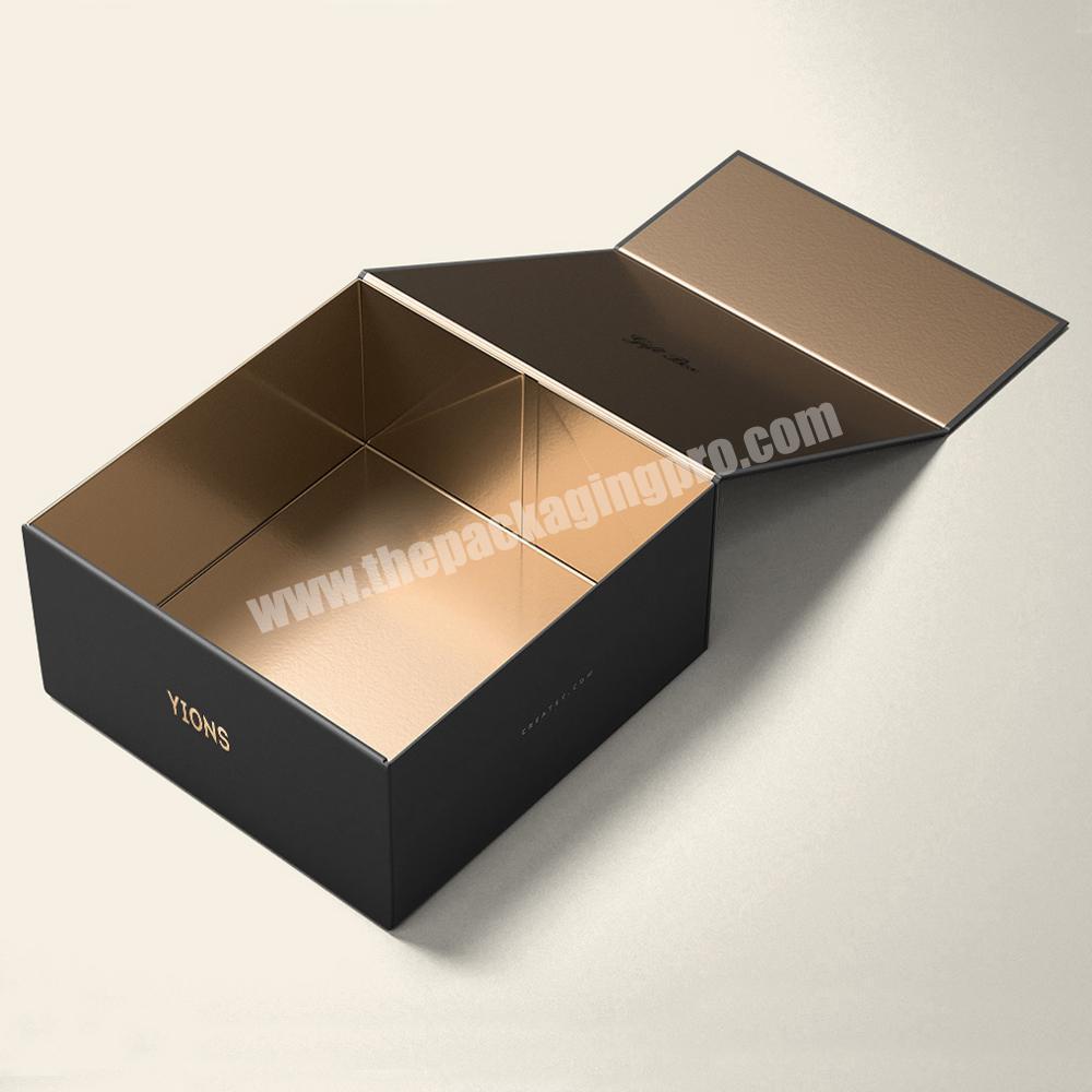 Custom printed hardbox magnetbox magnet box packaging luxury foldable  magnetic gift box with lid