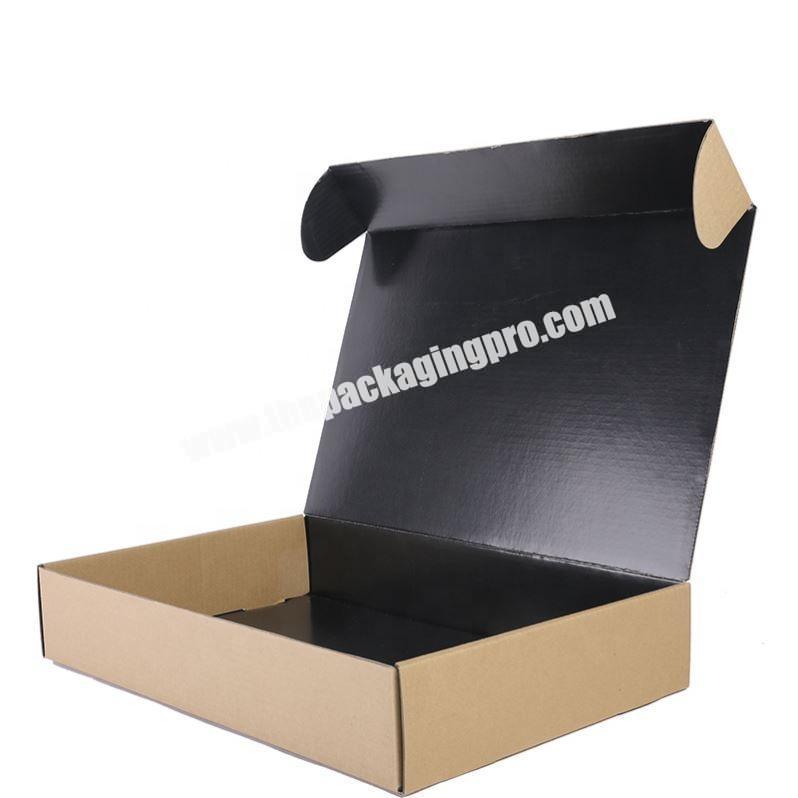 Custom folding charger Kraft paper packaging boxes with hang hole