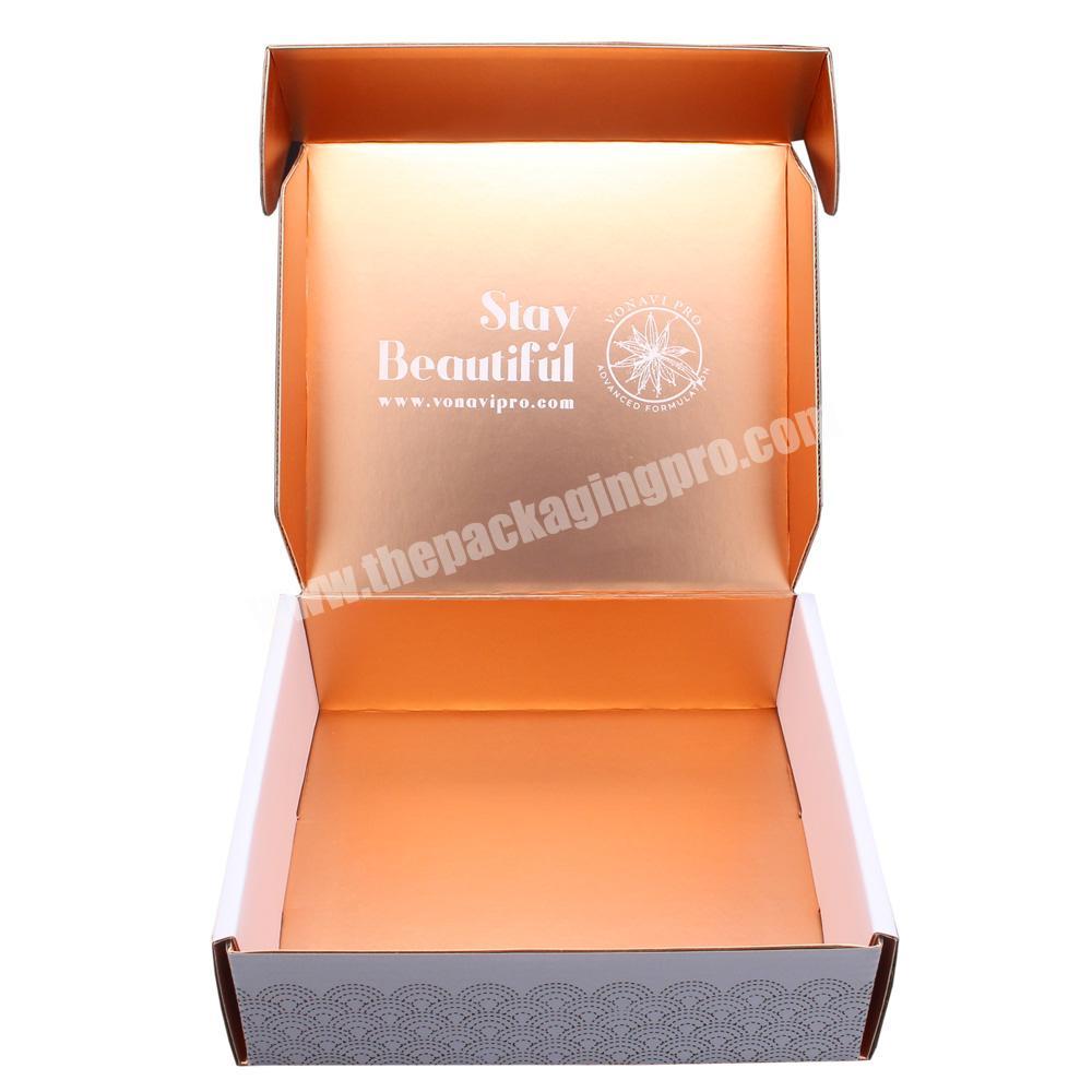 Custom printing packing cardboard box manufacturing caja para envio personalizadas nude product logistic packaging box Guangdong