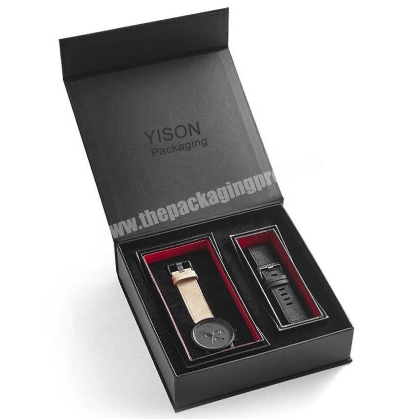 Custom printing paper watch presentation box luxury brand watch packaging box your logo