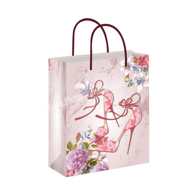 Custom product boutique reusable jewelry paper gift shopping bag