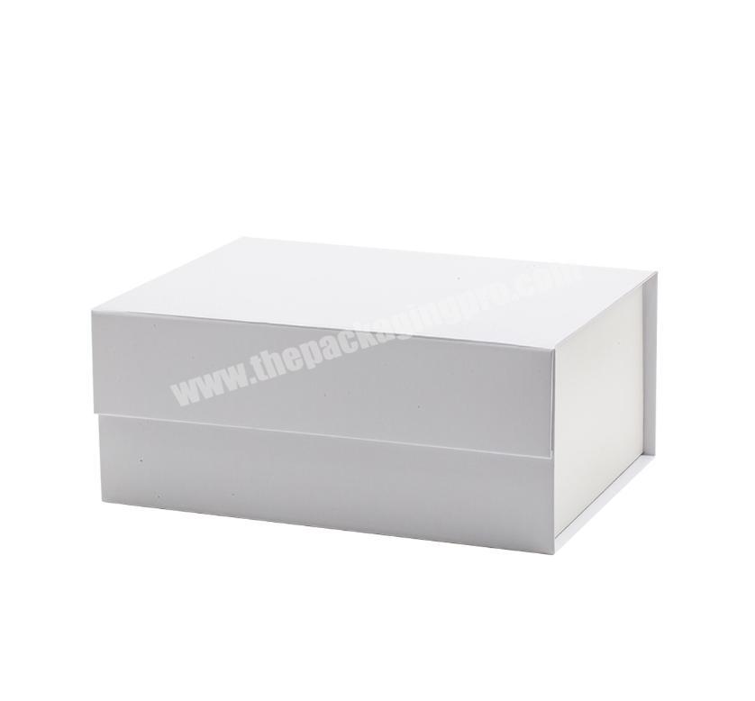 Custom recyclable material 25pcs white A5 Deep magnetic closure gift box