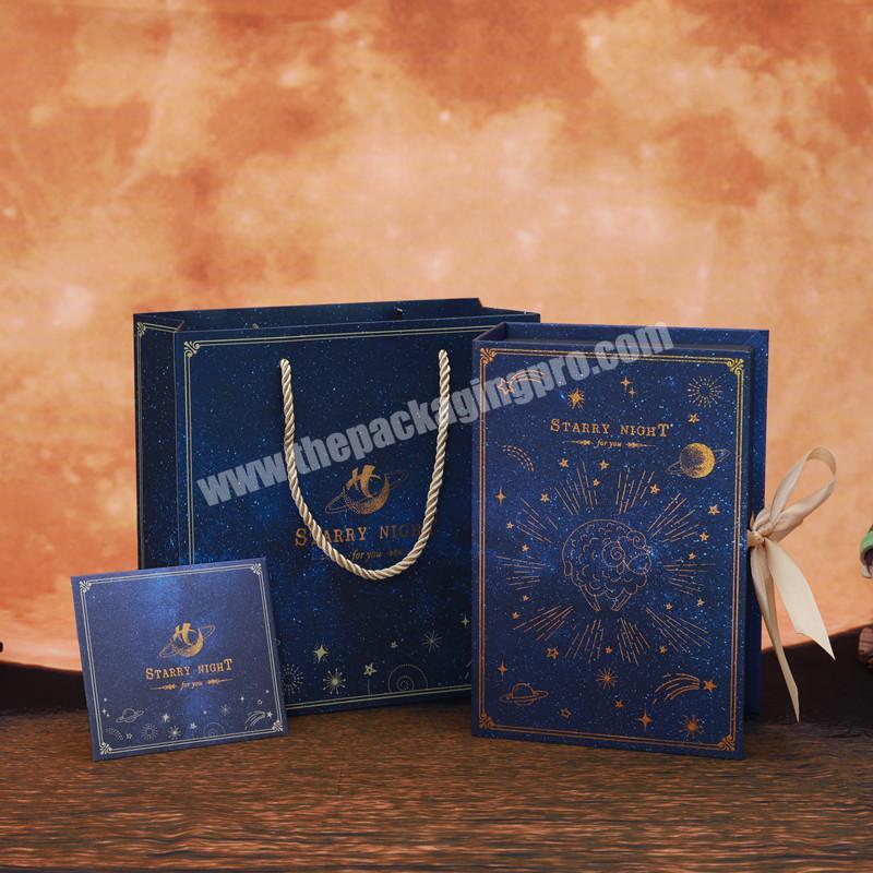 Custom top sale bridesmaid twelve constellations pattern design premium starry sky birthday gift box for wholesale