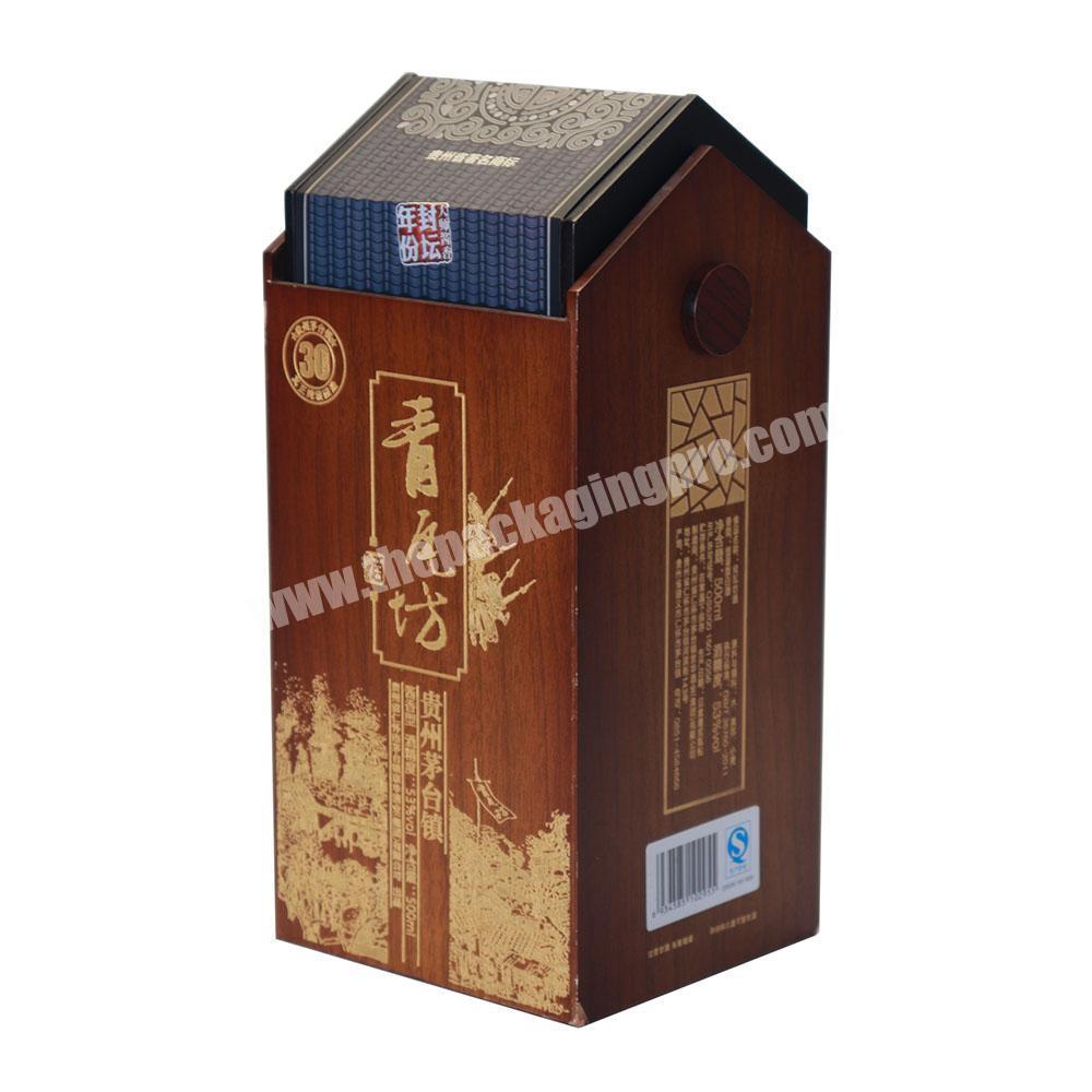 Customer size wine tin box wine glass box wine bottle gift box