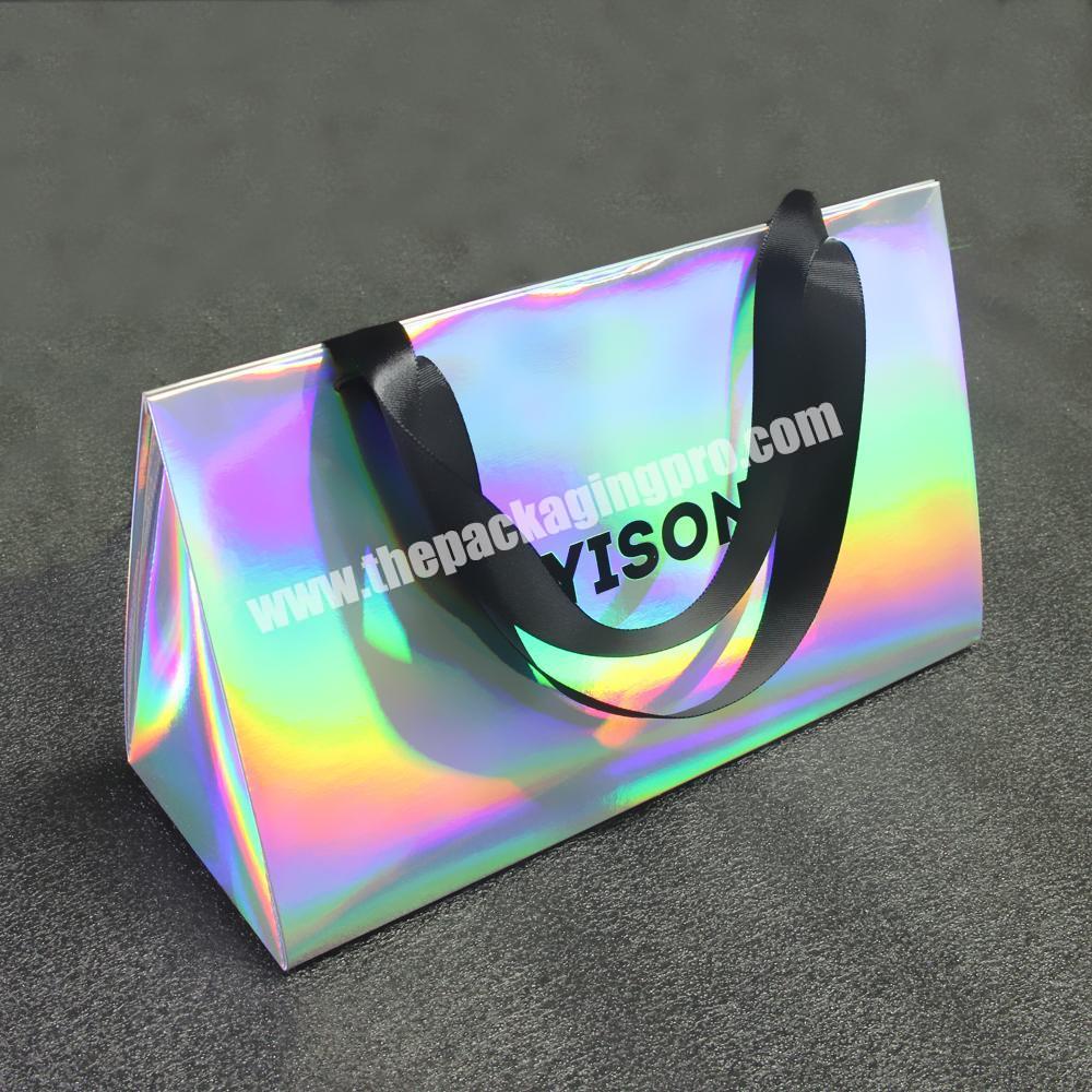 Customized Different Sizes Colorful Holographic Jewelry Box