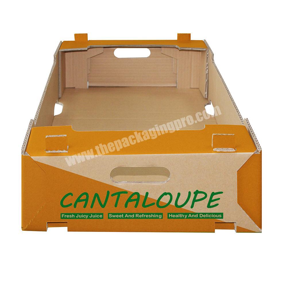 Customized Fruit Corrugated Box for Mango Cherry Packing Carton Size