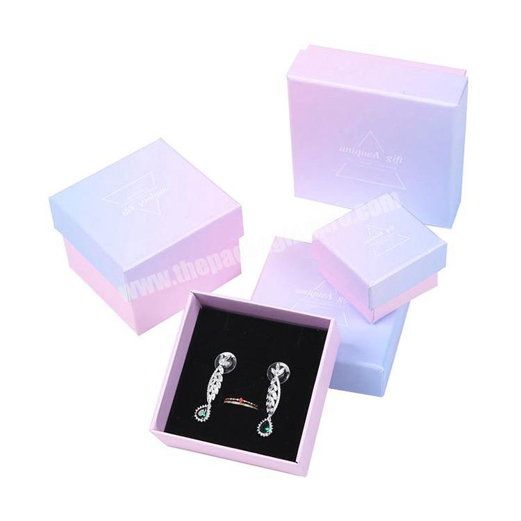 Customized High quality and good price custom gift box jewelry packaging box for Necklace earring and bracelet