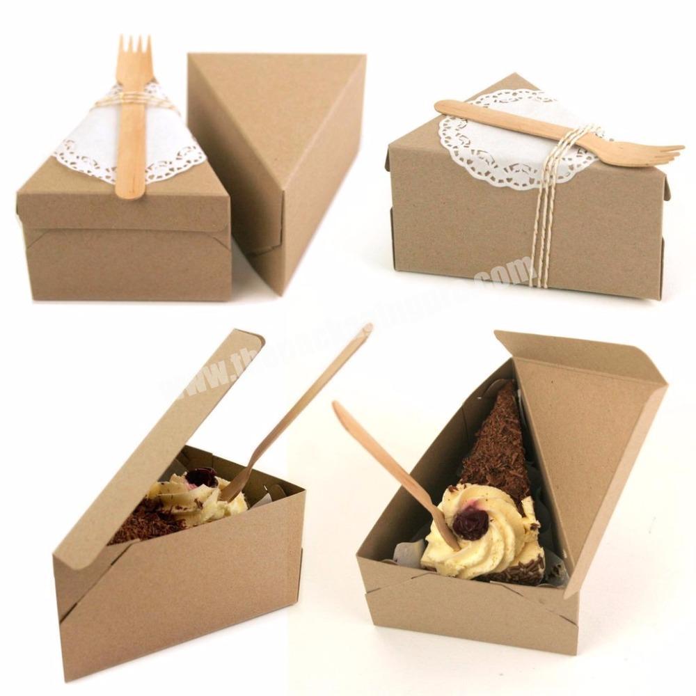 Customized Kraft Chocolate Cake Box With Custom Logo