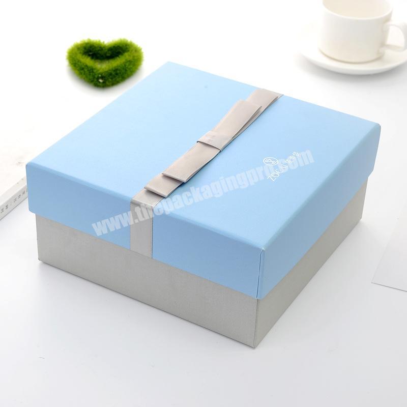 Customized Logo Luxury Glitter Cardboard Paper Gift Packaging Box With Logo
