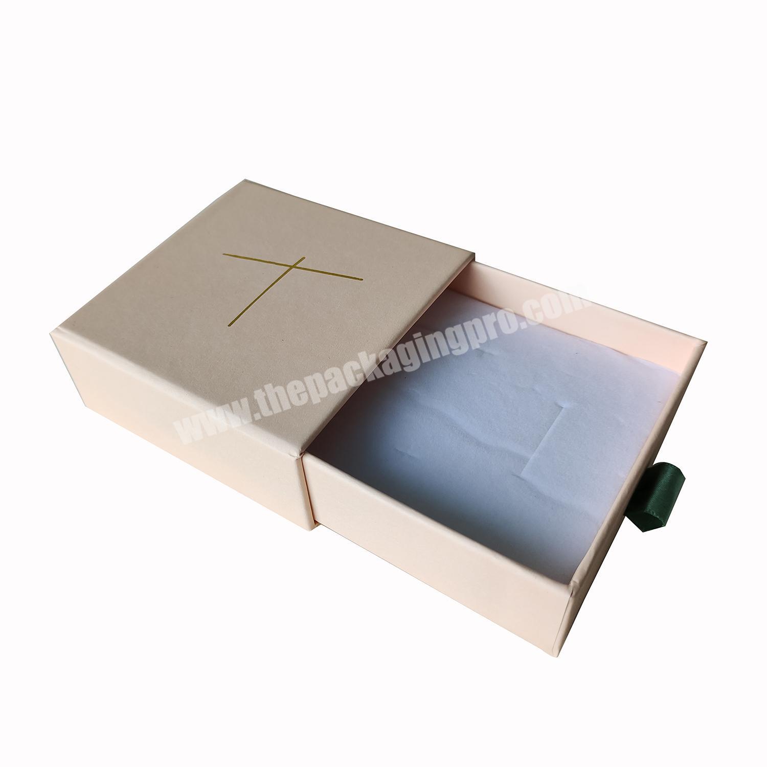 Customized Luxury Jewelry Gift Box Kraft Paper Bangle Drawer Packaging Jewelry Boxes