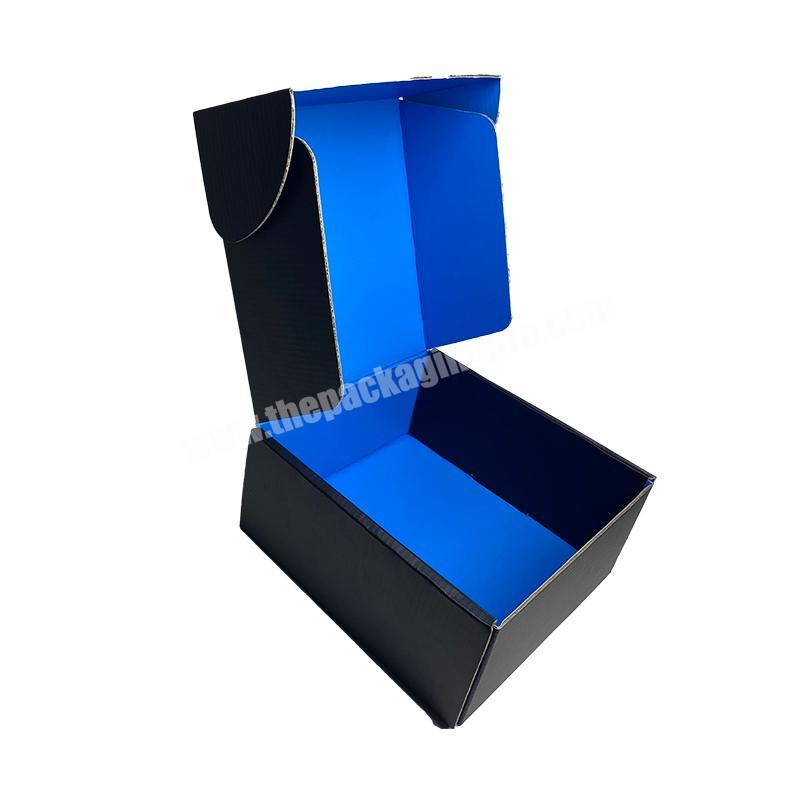 Customized Luxury Logo Black Paper Box Cosmetics Product Packaging Boxes