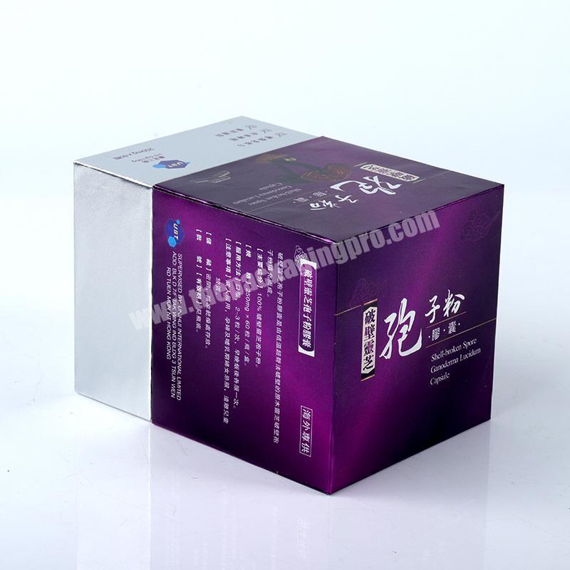 Customized OEM design luxury cardboard candle jar gift packaging box with lid