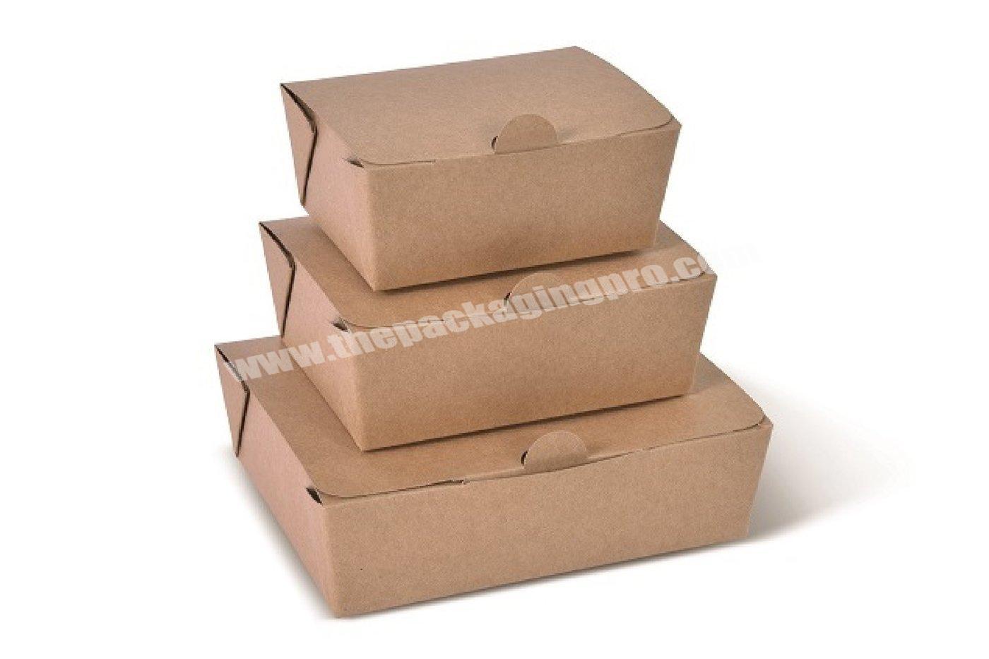 Custom Logo Design Carton Takeaway French Fries Chicken Packaging Box –  Fastfoodpak