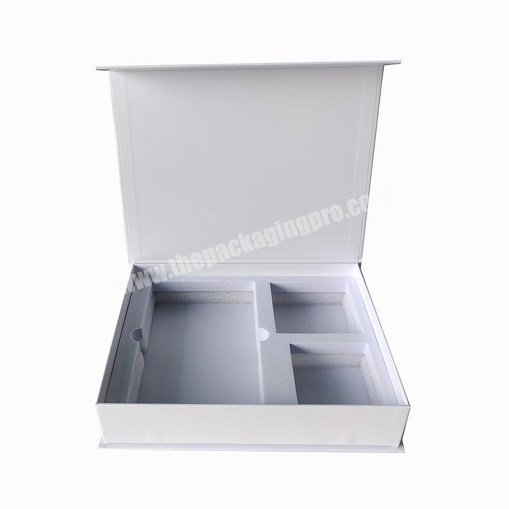 Customized White High Quality Magnetic Large Gift Packaging Boxes with Your Logo