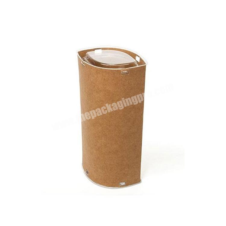 Customized eco friendly biodegradable cardboard kraft paper packaging tube