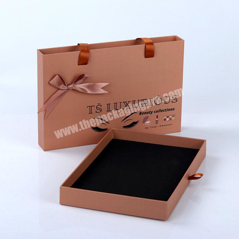 Customized eye shadow palette tray boxes packaging makeup beauty gift packaging paper boxes