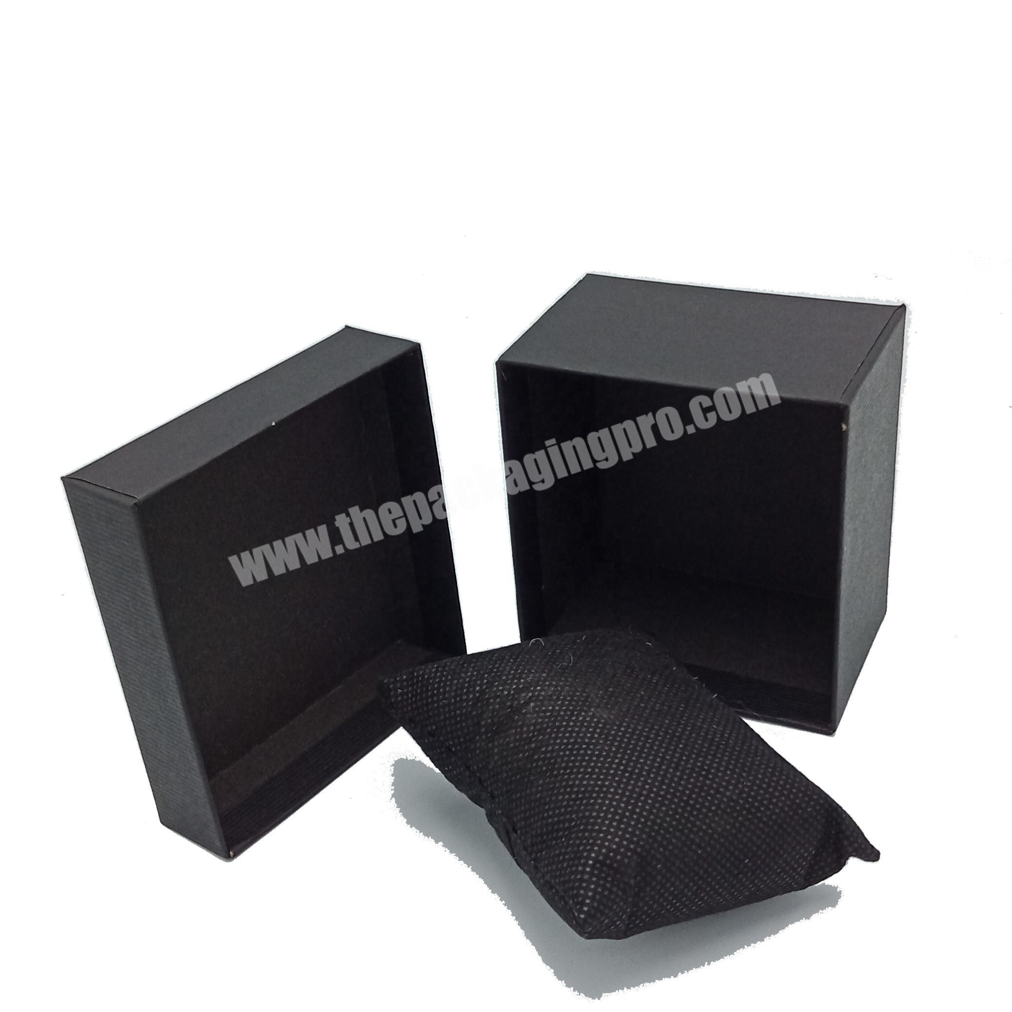 Customized hot sale black packaging cardboard OEM watch gift box