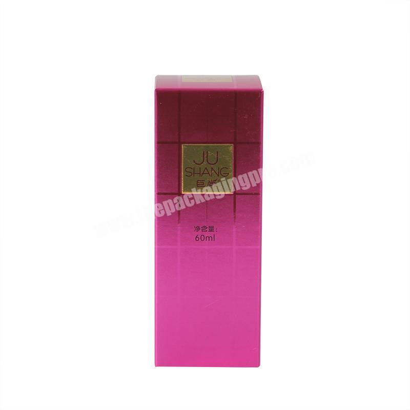 Customized perfume package boxes for e liquid cosmetic boxes small paper box packaging