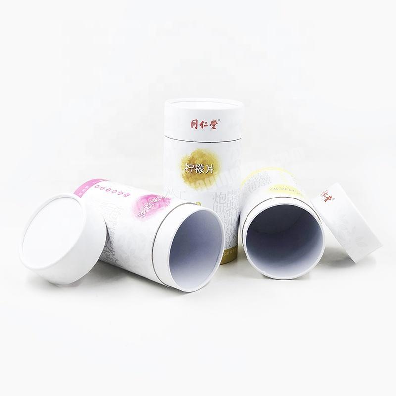 Tea paper tube packaging food grade cardboard cylinder container for ...