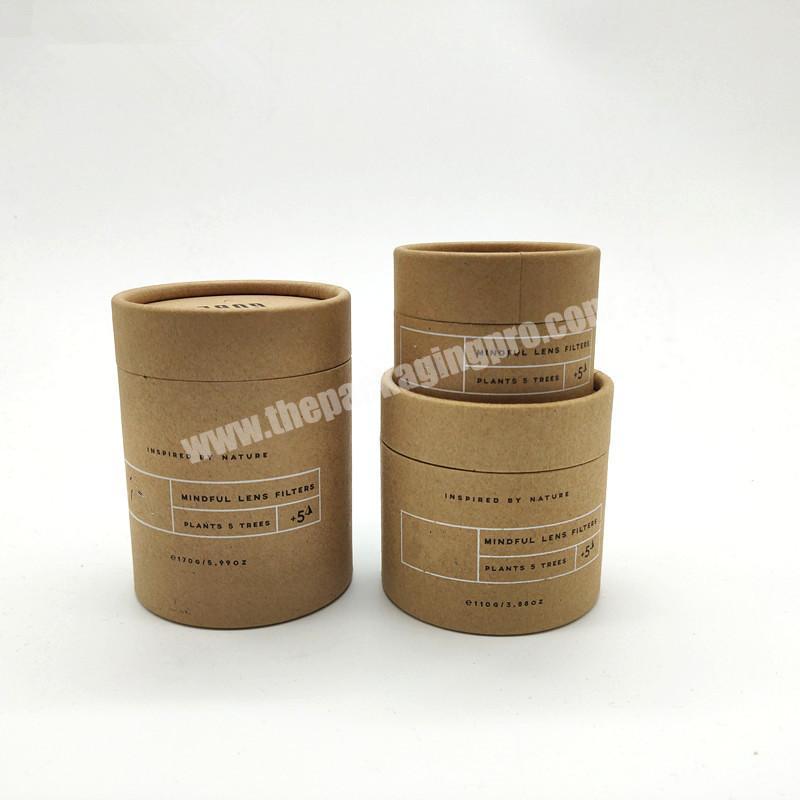 Cylinder kraft paper tube biodegradable cardboard paper tube packaging clothes paper tube