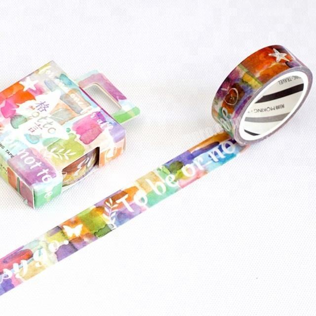 Decorative travel custom printed washi masking paper tape