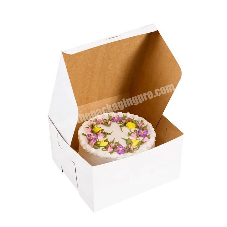 Disposable Cardboard Paper Box for Cake