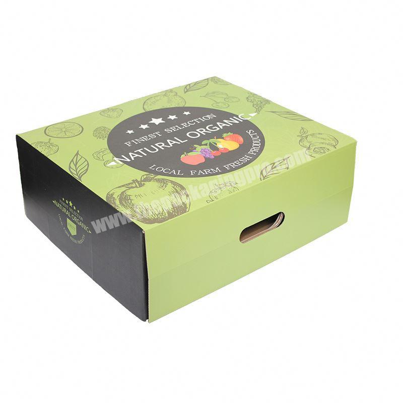Disposable kraft paper fruit carton box for packing