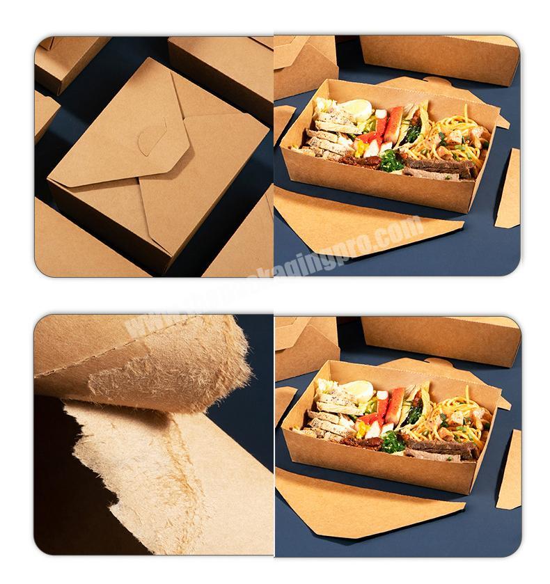disposable biodegradable fast food takeaway kraft