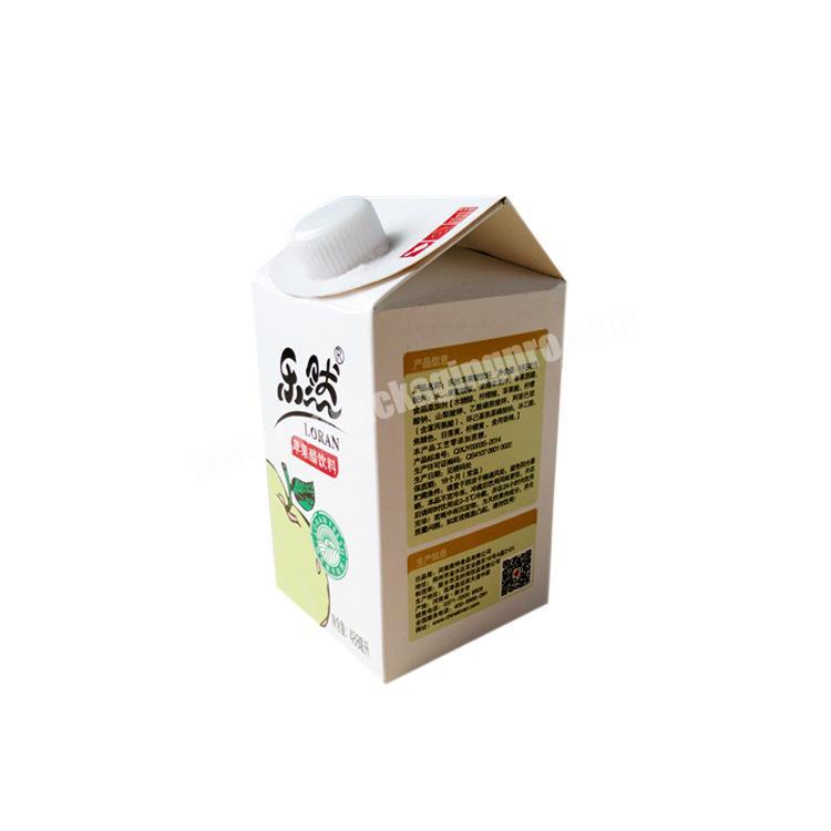 ECO fruit juice packaging baby milk powder box with bottle