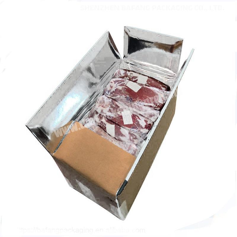 ECO stronger frozen fish box fishing tackle cooler box with foam small  neutral carton cooler box