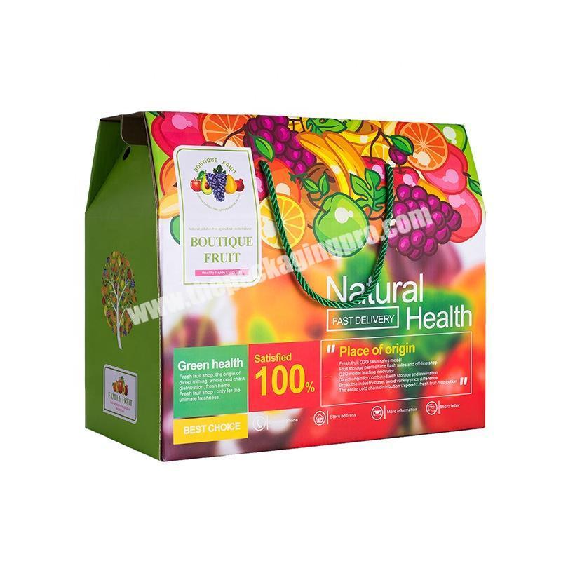 ECO stronger fruit and vegetable packaging tray apple fruit packaging boxes fruit box