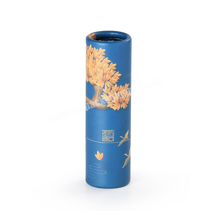 Eco Friendly Paper Material Cardboard Empty Lip Balm Container / Lipstick Container Tube with Custom Printing