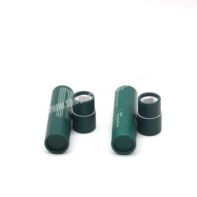 Eco Friendly Recycled Twisted Up Lip Balm  Paper Container Cardboard Tube For Lipsticks