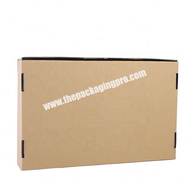 free sample cheaper price blue color clothes corrugated paper packaging box