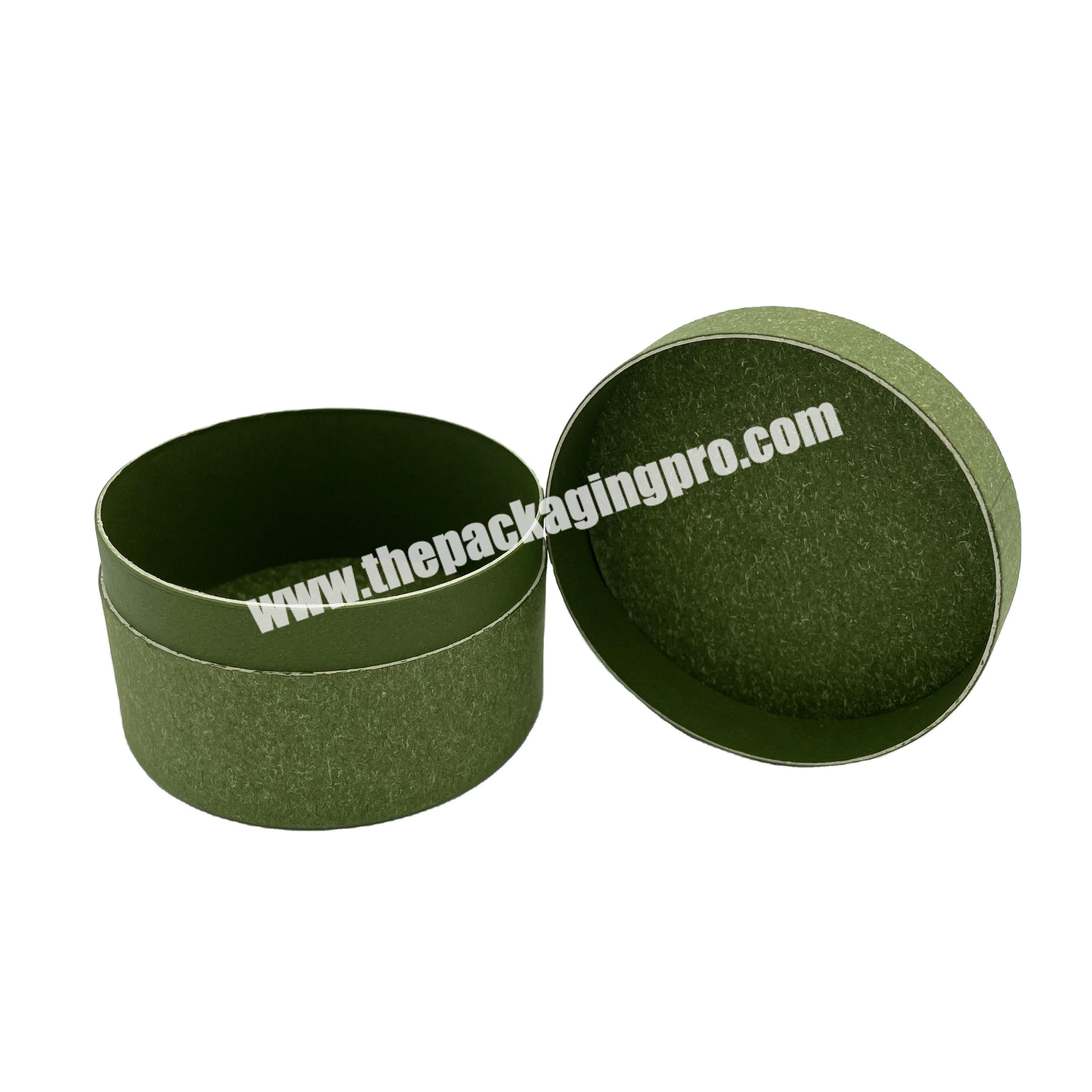 Round cardboard box with window empty round gift box round cylinder macaron box food grade paper packaging tube container