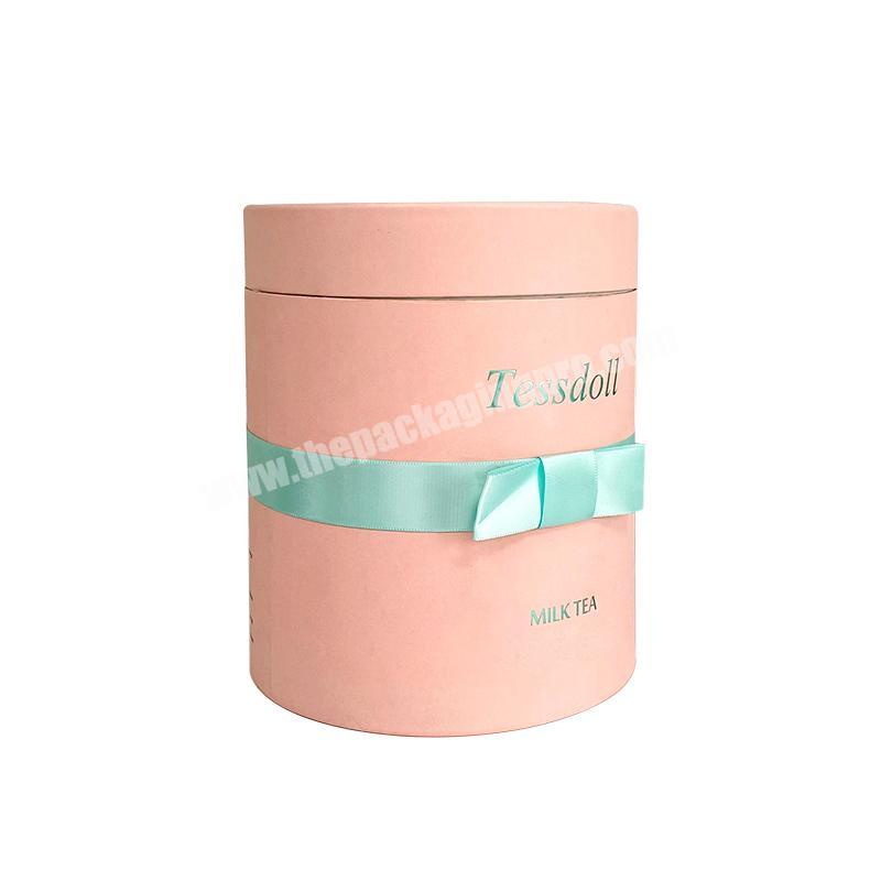 Eco-friendly 250g High-Quality milk powder packaging cardboard paper tubes with Plastic Lid