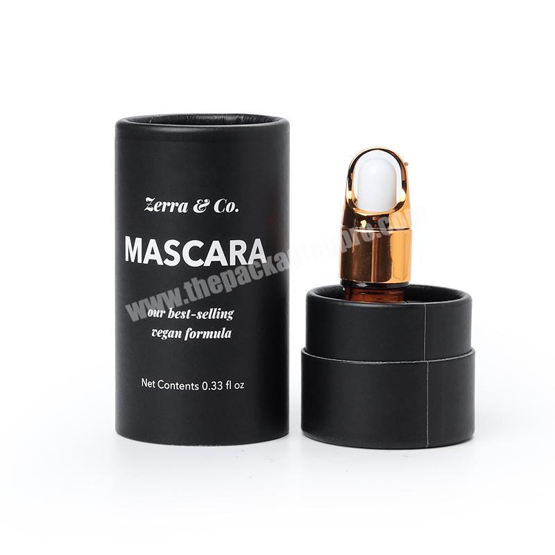 New design OEM gift perfume round box paper tube with EVA inner holder