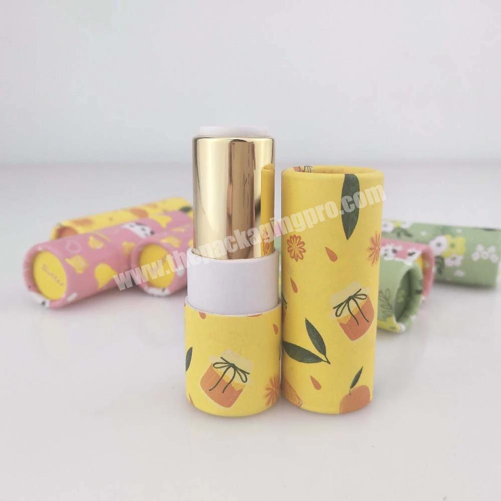 Eco-friendly Cylinder tube Customized Printing recycled paper tubes for gift poster painting cosmetics