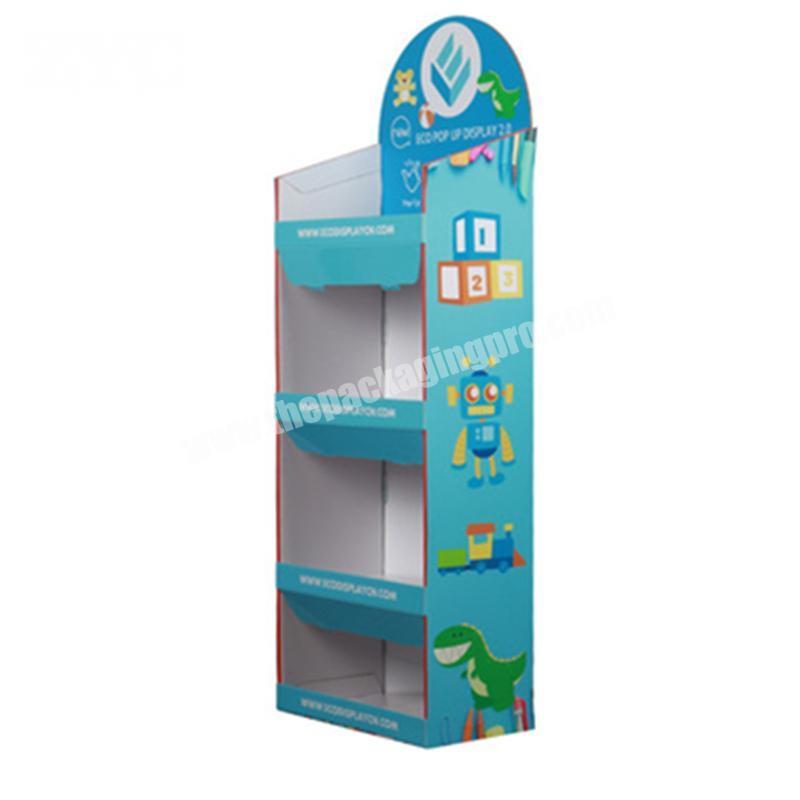 Eco-friendly Promotion Display Stand Cardboard Display Rack for Retail Store