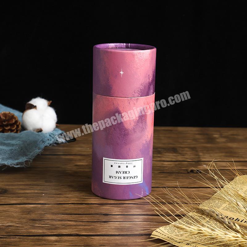 Eco-friendly custom surface towel paper tube clothing packaging
