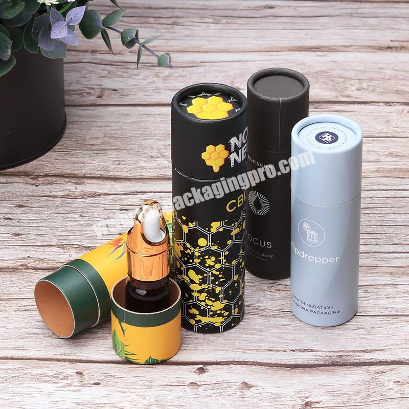Fancy design deodorant stick container sunscreen packaging tubes kraft push up paper tube