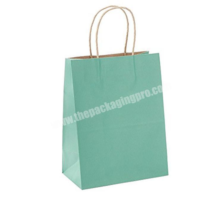Eco green recycled kraft paper bags retail manufacture white kraft washable paper bag logo print