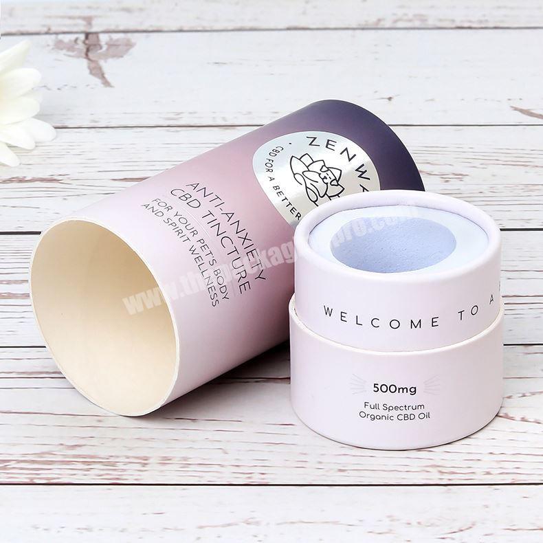 Elegant New Design Eco-Friendly Perfume Packaging Cylinder Paper Tube