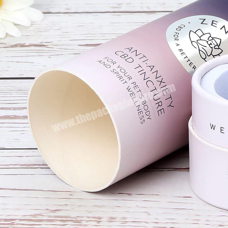 Elegant New Eco-Friendly Custom Design Cylindrical Cardboard Luxury Perfume Bottle Paper Tube Packaging