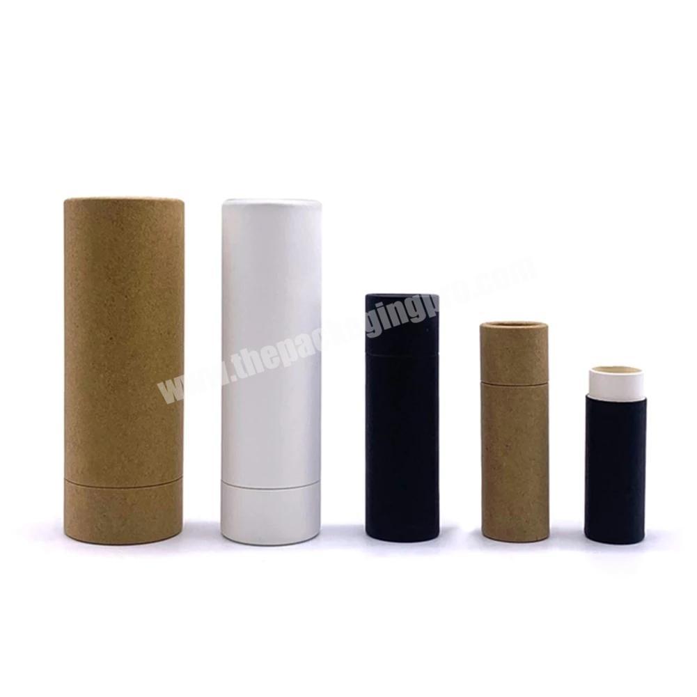Empty Paper Shell Lipstick Tubes with Lip Balm Chapstick Holder DIY Makeup Tools Refillable Container Empty Lip Bottle