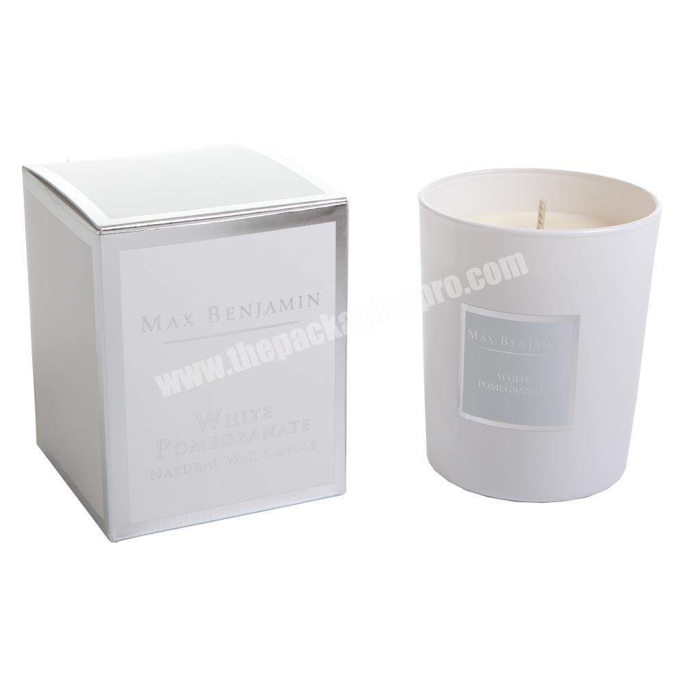 Empty Small Paper Gift Packaging Custom Candle Box With Your Own Logo