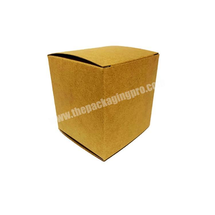 Excellent Quality Kraft Square Shaped Box Kraft Candle Boxes Beauty Packaging gift mailer box for dress