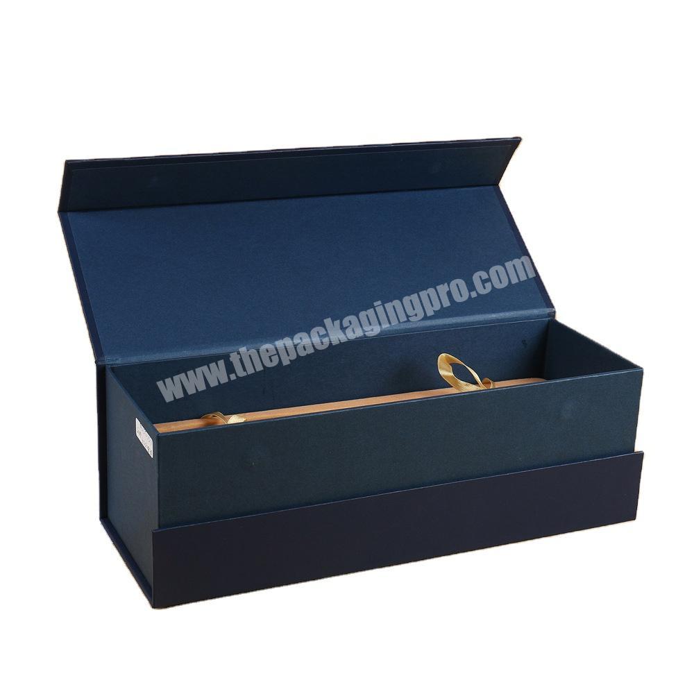 Exclusive custom high quality special paper silk lined magnetic book type gift box